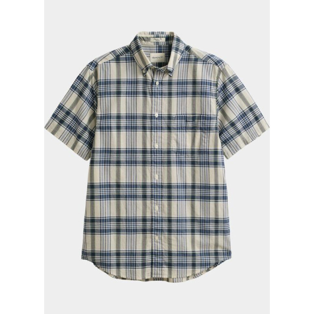 Gant Overhemd korte mouw heren madras checked short sleeve s 3260078/430 205878 large