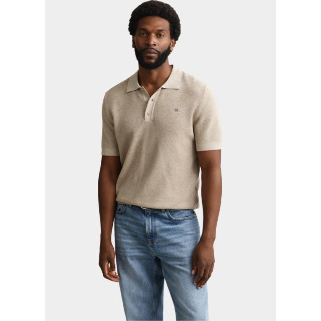 Gant Polo heren katoenen polotrui met textuur 8030294/198 205886 large