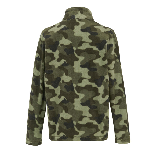 Regatta Geweldige outdoors kinder hot shot ii half zip fleece hoodie UTRG1422_olivenight large