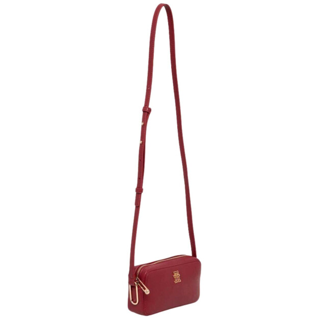 Tommy Hilfiger Dames tijdloze logohandtas UTNA1401_burgundy large
