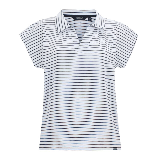 Regatta Dames lorana t-shirt UTRG12926_whitenavy large
