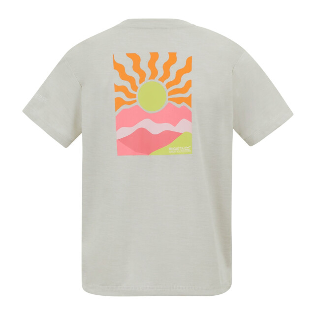 Regatta Kinderen/kinderen aria sunrise t-shirt UTRG12936_graydawnmarl large