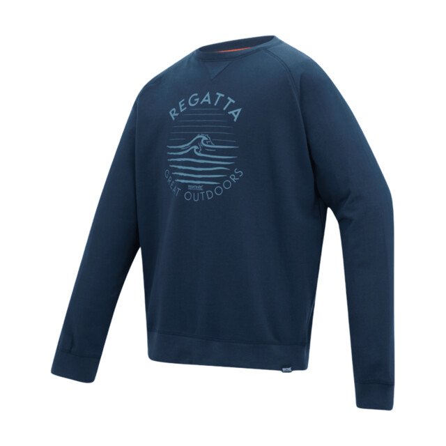 Regatta Heren nithsdale wave sweatshirt UTRG12939_navy large