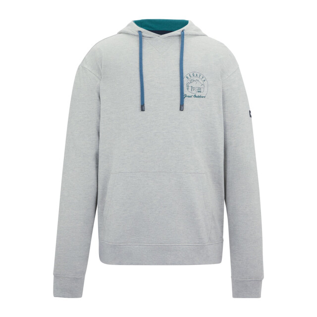 Regatta Heren cline back print hoodie UTRG12942_greymarlmediterranea large