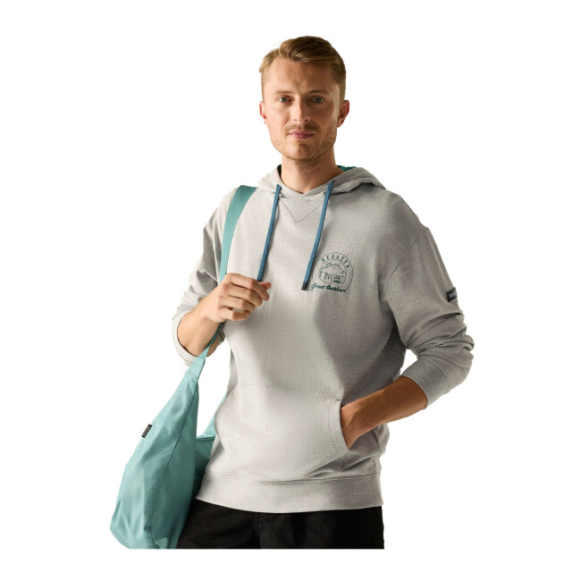 Regatta Heren cline back print hoodie UTRG12942_greymarlmediterranea large