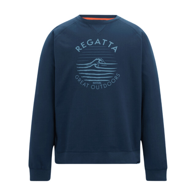 Regatta Heren nithsdale wave sweatshirt UTRG12939_navy large
