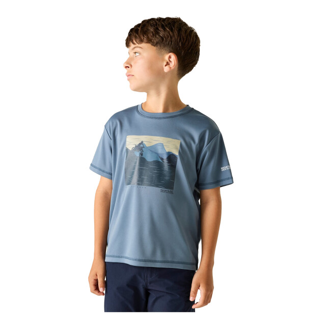 Regatta Kinderen/kinderen alvarado bike t-shirt UTRG12934_chinablue large