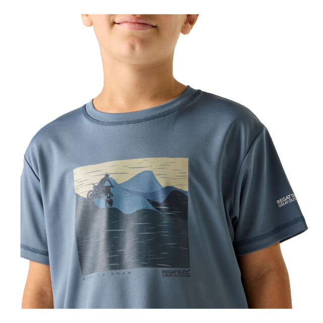 Regatta Kinderen/kinderen alvarado bike t-shirt UTRG12934_chinablue large
