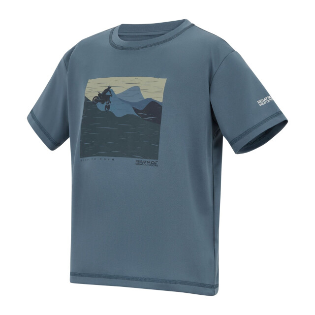 Regatta Kinderen/kinderen alvarado bike t-shirt UTRG12934_chinablue large