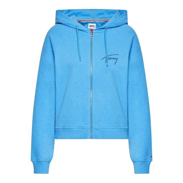 Tommy Hilfiger Dames full zip hoodie UTNA136_blue large