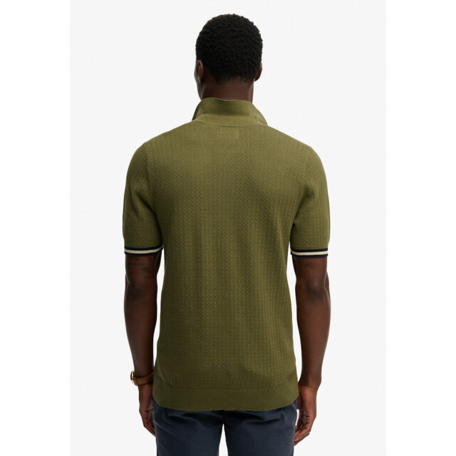 Superdry Knitted texture ss polo army 5369.26.0006 large