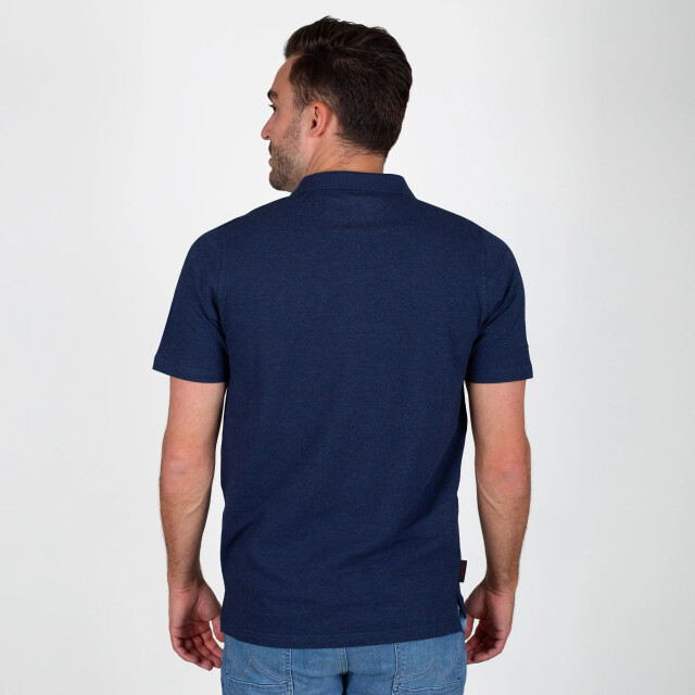 Q1905 Polo shirt willemstad donker melange QM2663909-670-1 large