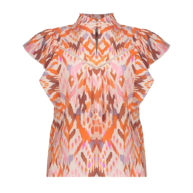 Geisha 63260-20 718 top ecru/mandarine red/lila 63260-20 718 large