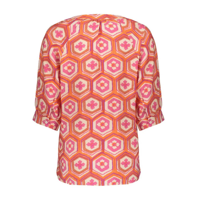 Geisha 63245-20 718 blouse ecru/orange/cassis 63245-20 718 large