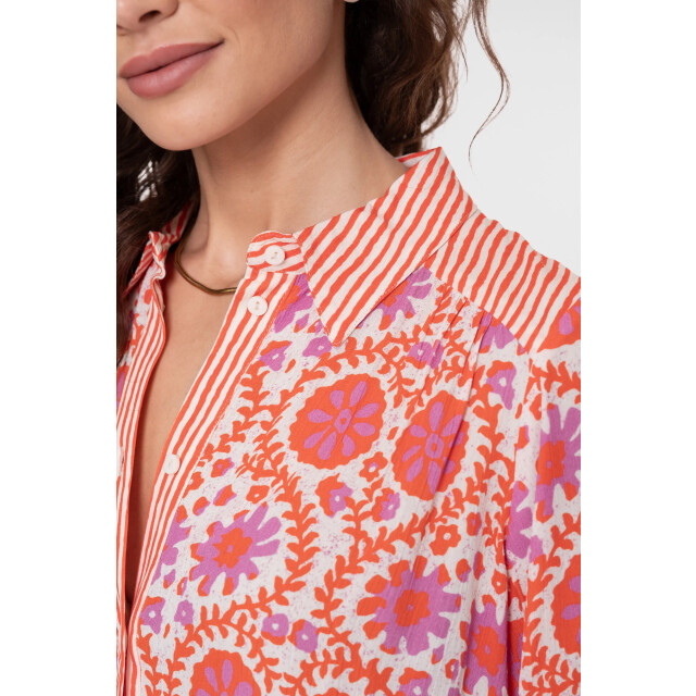 Geisha 63225-20 300 blouse lilac/manderine/red 63225-20 300 large