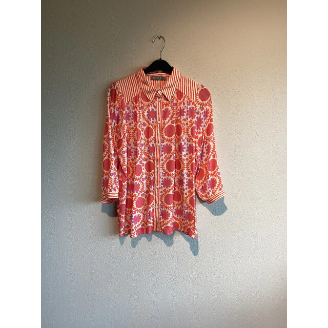 Geisha 63225-20 300 blouse lilac/manderine/red 63225-20 300 large