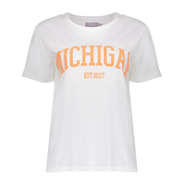 Geisha 62088-41 010 t-shirt puff michigan off-white/peach 62088-41 010 large