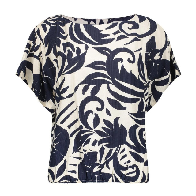 Geisha 63236-26 675 top flower bi-color navy/off-white 63236-26 675 large