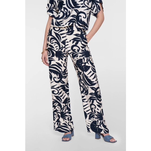 Geisha 61141-26 675 pants naive flower navy/off-white 61141-26 675 large