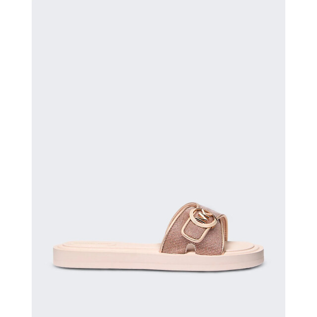 Michael Kors Dames mk pool slide 40R6MKA1D-Pale Gold large