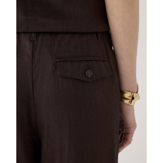 Summum trousers linen blend 4s2953-11780 713 coffee 06541.882.0186 large