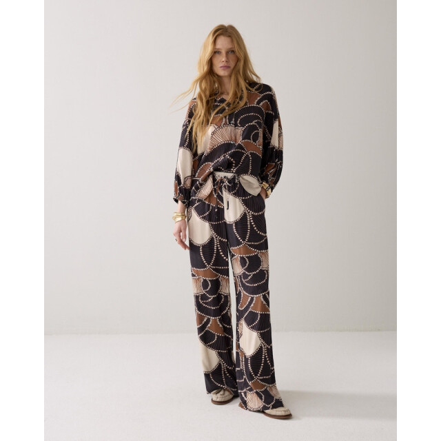 Summum trousers all over twill satin 4s2964-12387 120 multicolour 06541.500.0034 large