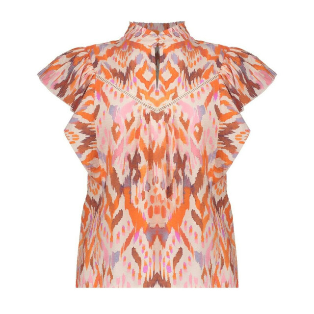 Geisha top 63260-20 718 /mandarine red/lila 06011.180.0010 large