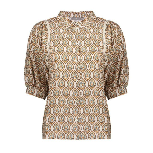 Geisha blouse 63196-20 718 /choclate brown 06615.180.0008 large