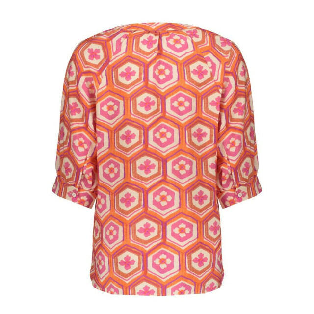 Geisha blouse 63245-20 718 /orange/cassis 06613.180.0020 large