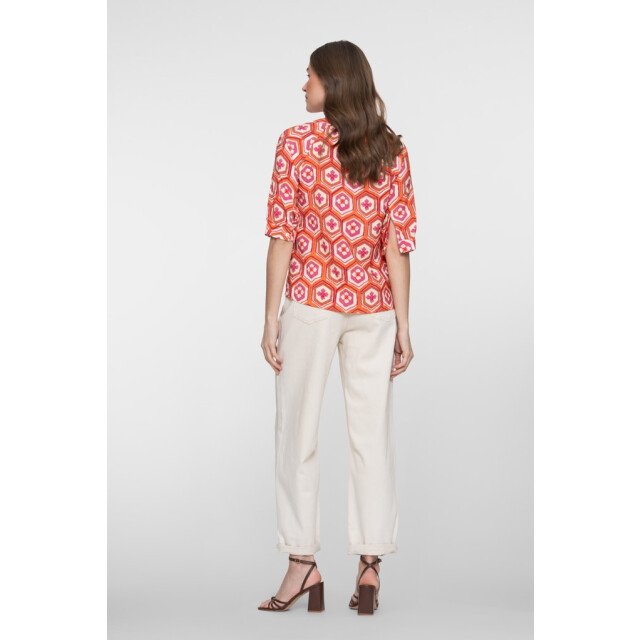 Geisha jeans balloon linen mix 61011-10 718 raw linnen mix 06511.180.0035 large