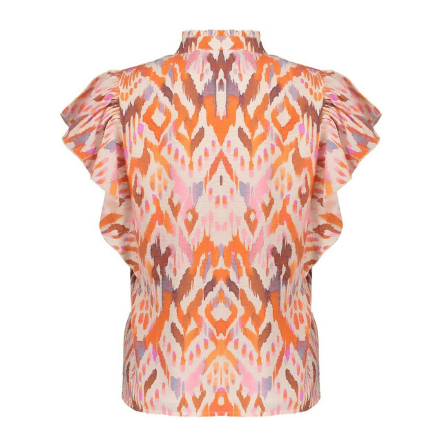 Geisha top 63260-20 718 /mandarine red/lila 06011.180.0010 large