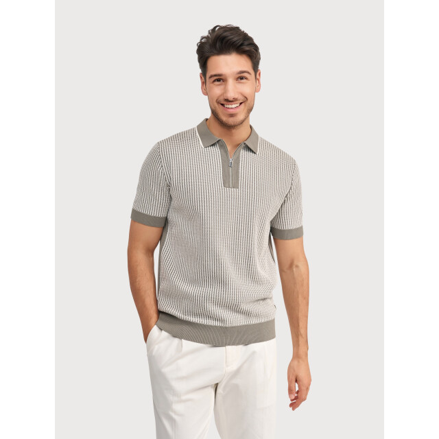 Blue Industry knitted polo short sleeve kbis26-m21 rock 05311.938.0016 large