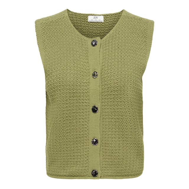 Jacqueline de Yong martha s/l o-neck vest knt 15366197 dried herb 06741.369.0025 large