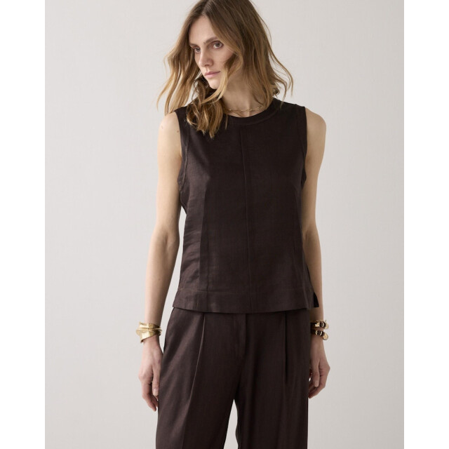 Summum top linen blend 2s3065-11780 713 coffee 06010.882.0245 large