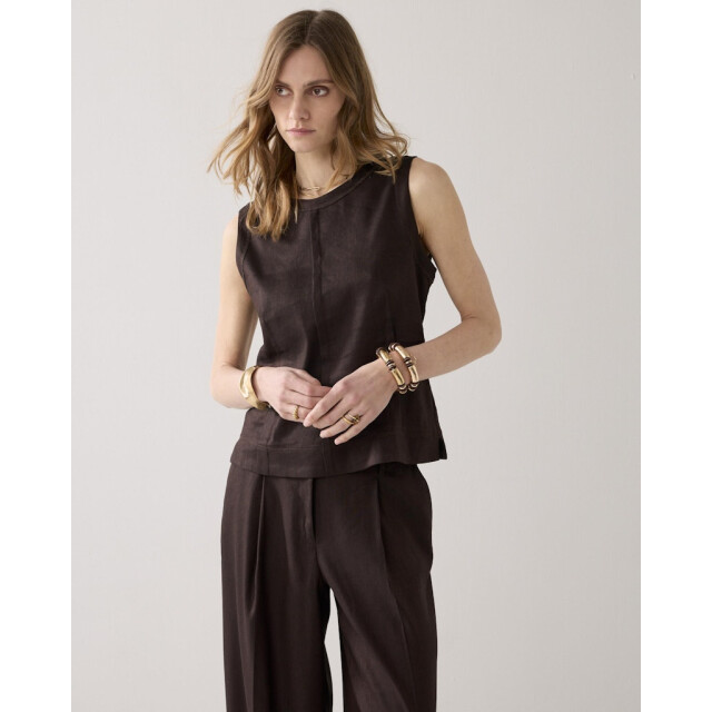 Summum top linen blend 2s3065-11780 713 coffee 06010.882.0245 large