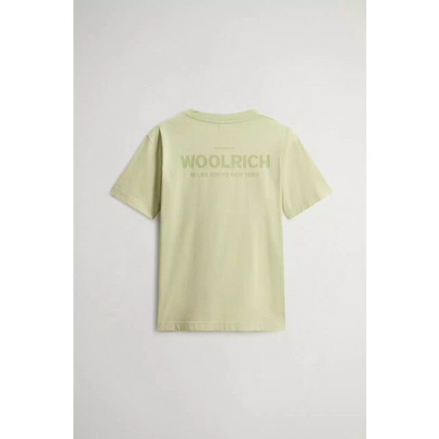 Woolrich Cotton graphic t-shirt lint 162104714 large