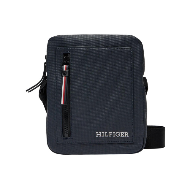 Tommy Hilfiger Effen crossbody tas UTNA1404_navyblue large