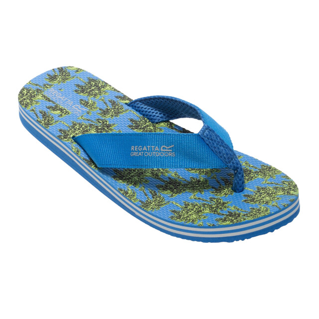Regatta Heren rico teenslippers UTRG3460_sharpgreensonicblue large