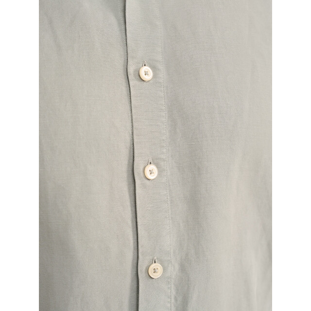 Blue Industry Het linnenmix overhemd | 6131.61-KHAKI large