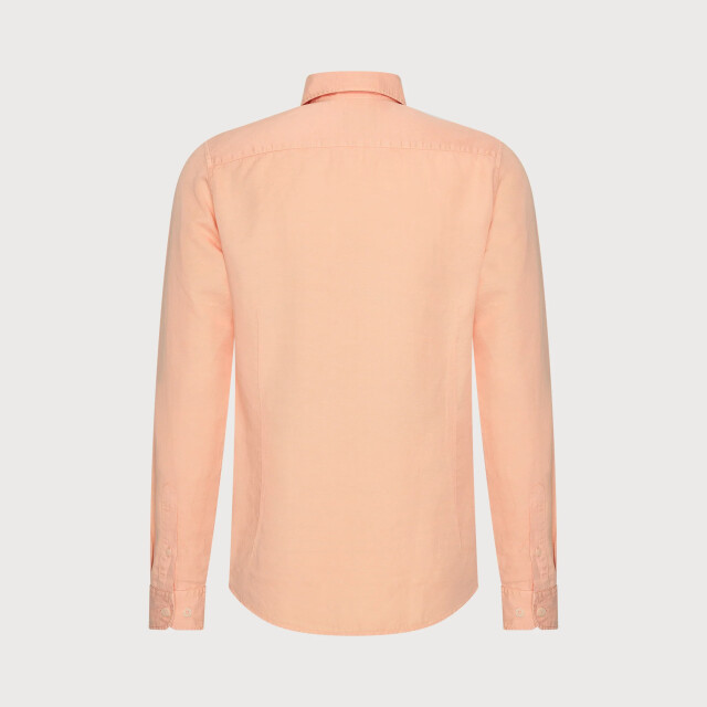 Blue Industry Het linnenmix overhemd | 6131.61-PEACH large