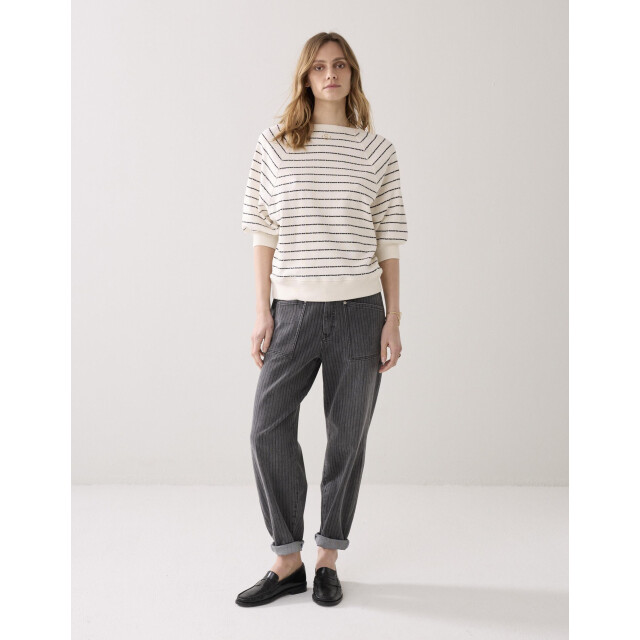 Summum Jersey striped sweat 3s5252-30772 3s5252-30772 large