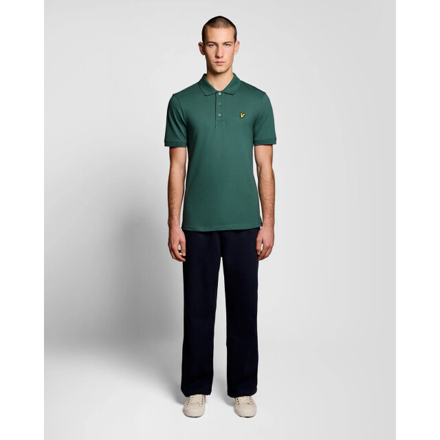 Lyle and Scott Plain polo shirt donker 5369.27.0001 large