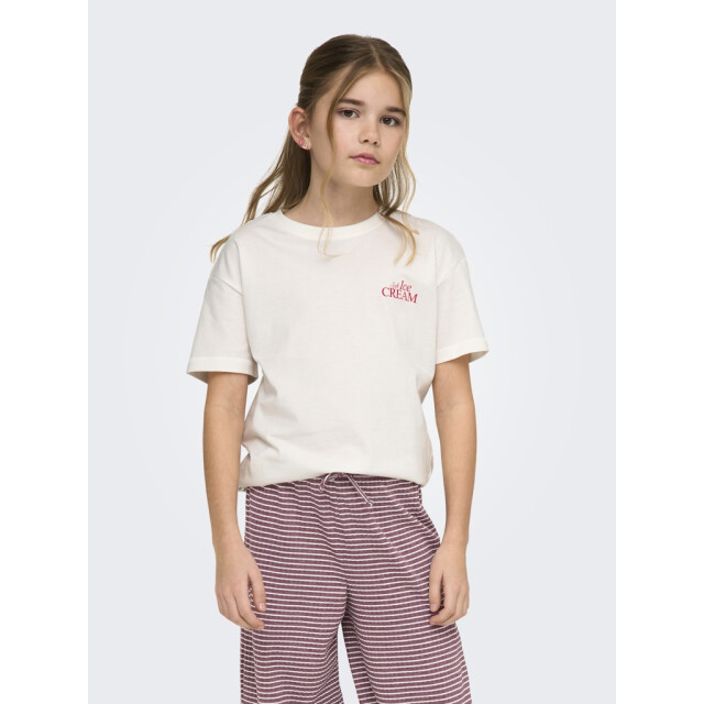 Only Koghelen life ss loose tee off-white 2339.02.0029 large