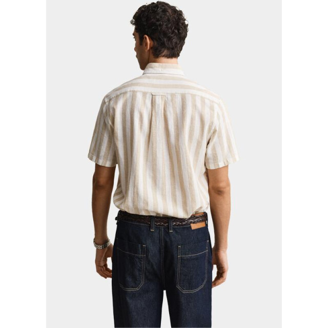 Gant Overhemd korte mouw heren gestreept overoverhemd met ko 3260020/200 205875 large
