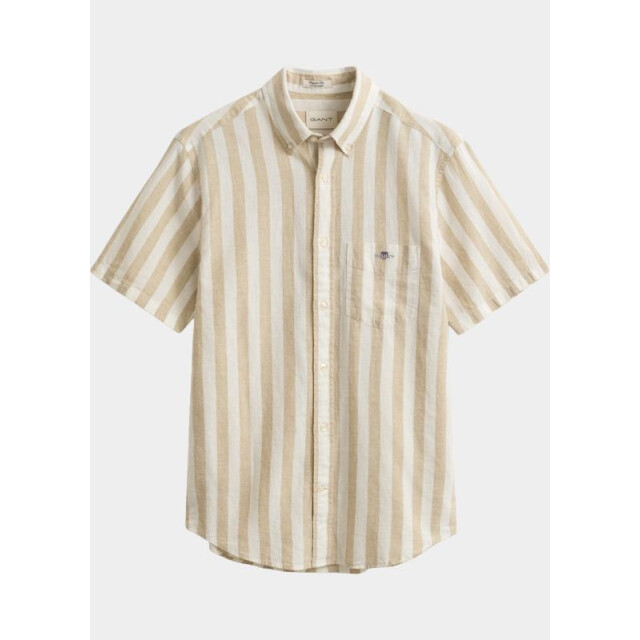 Gant Overhemd korte mouw heren gestreept overoverhemd met ko 3260020/200 205875 large