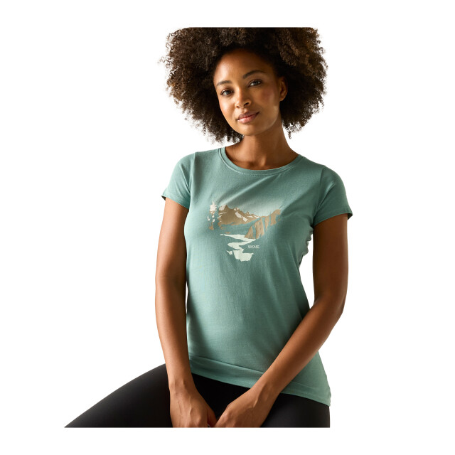 Regatta Dames breezed t-shirt UTRG12709_ivymoss large