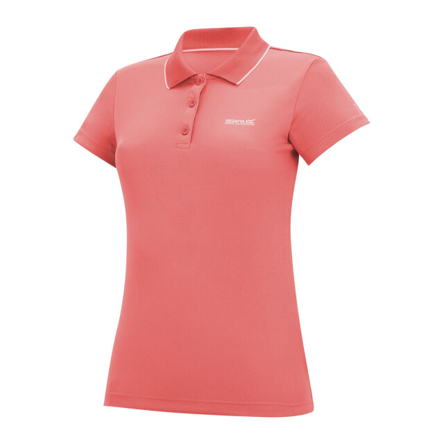 Regatta Dames maverick v polo shirt UTRG4979_peachpink large