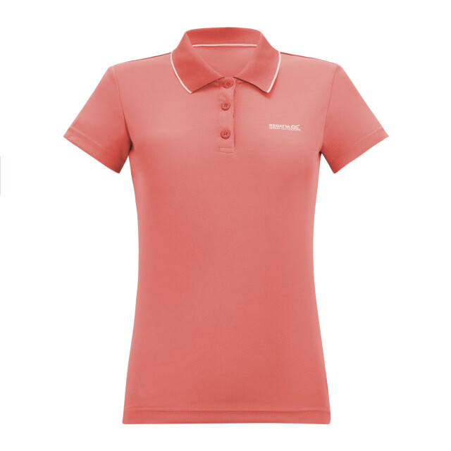 Regatta Dames maverick v polo shirt UTRG4979_peachpink large