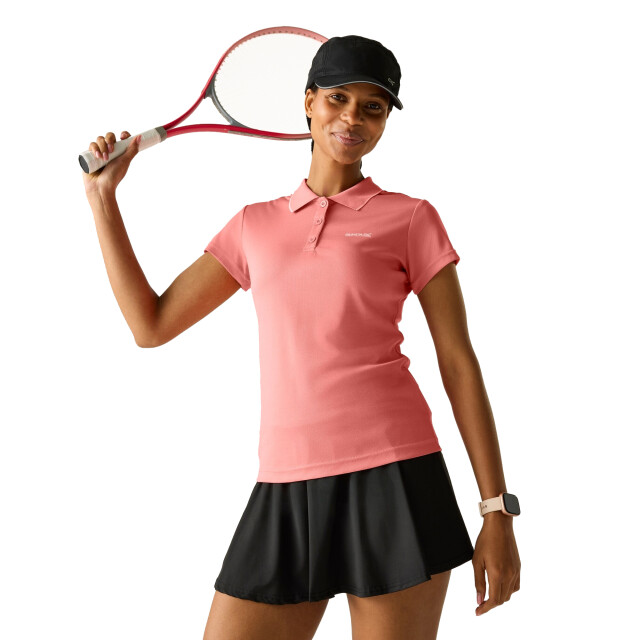 Regatta Dames maverick v polo shirt UTRG4979_peachpink large