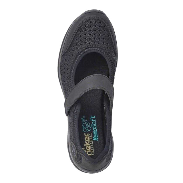 Rieker Dames cutwork schoenen UTPP5860_black large